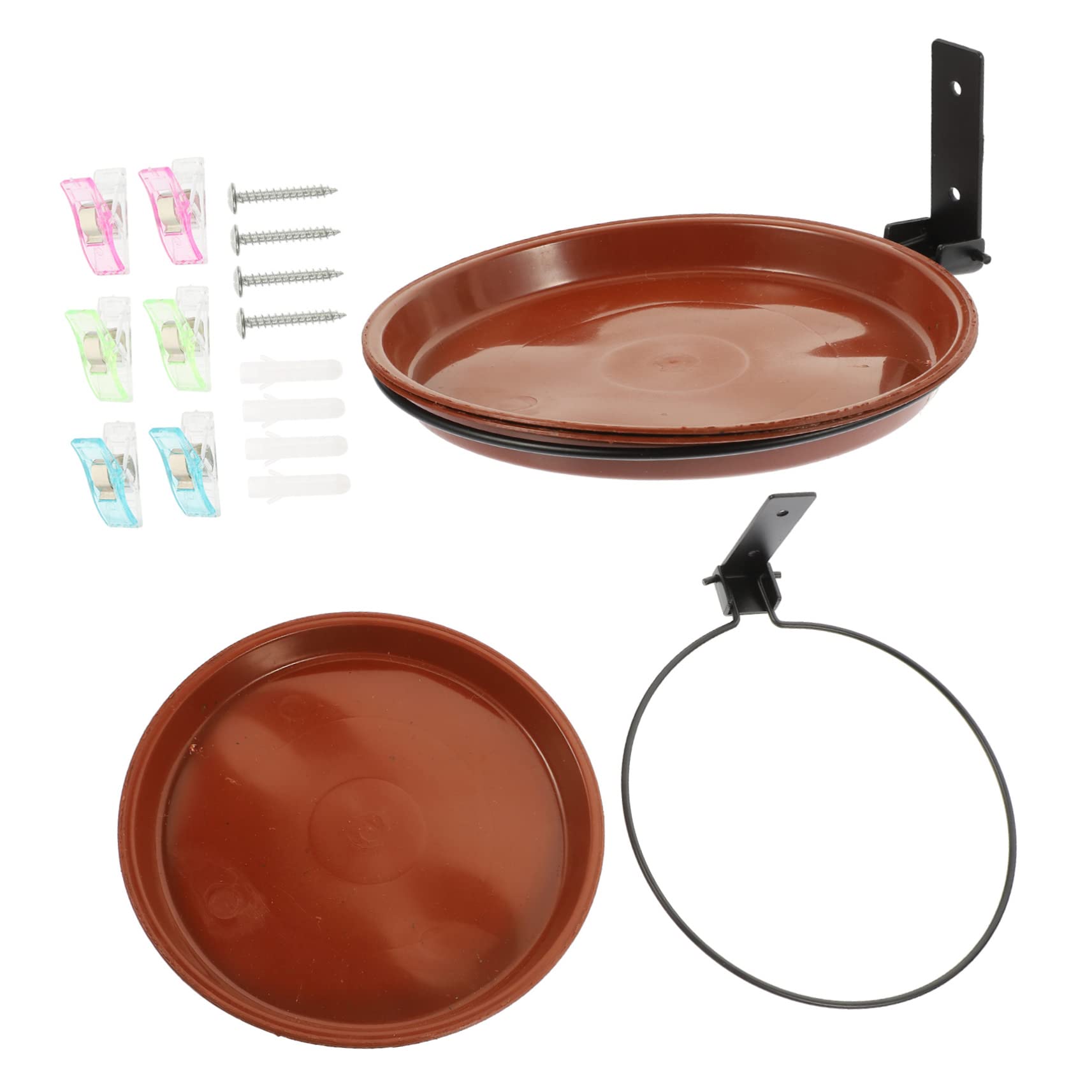 Supvox 5sätze Hängende Vogelfutterstation Mit Wasserschale Teiliges Set Dekorativem Futter Und Badeplatz Für Vögel Im Garten Wiederverwendbar Und Ansprechendes Design Für
