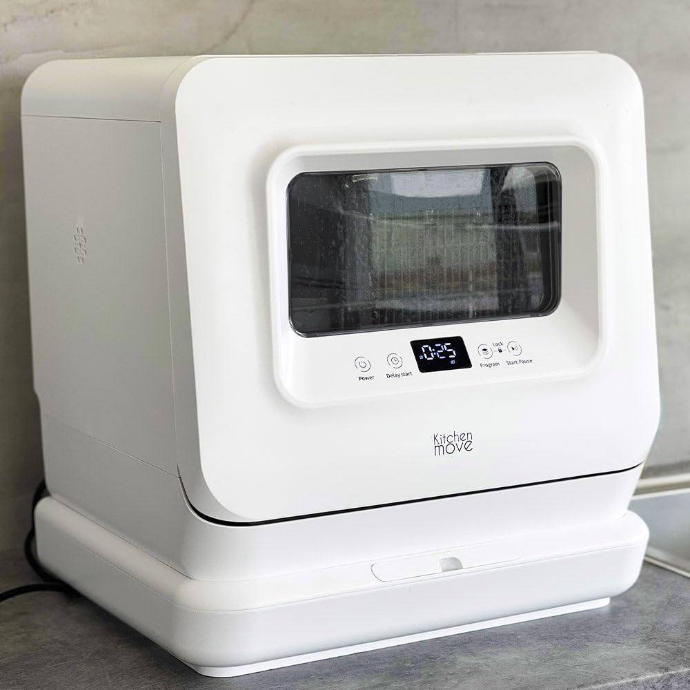 Mini lave vaisselle compact silencieux 3 couverts WASH CLEAN avec réservoir d'eau et écran LED