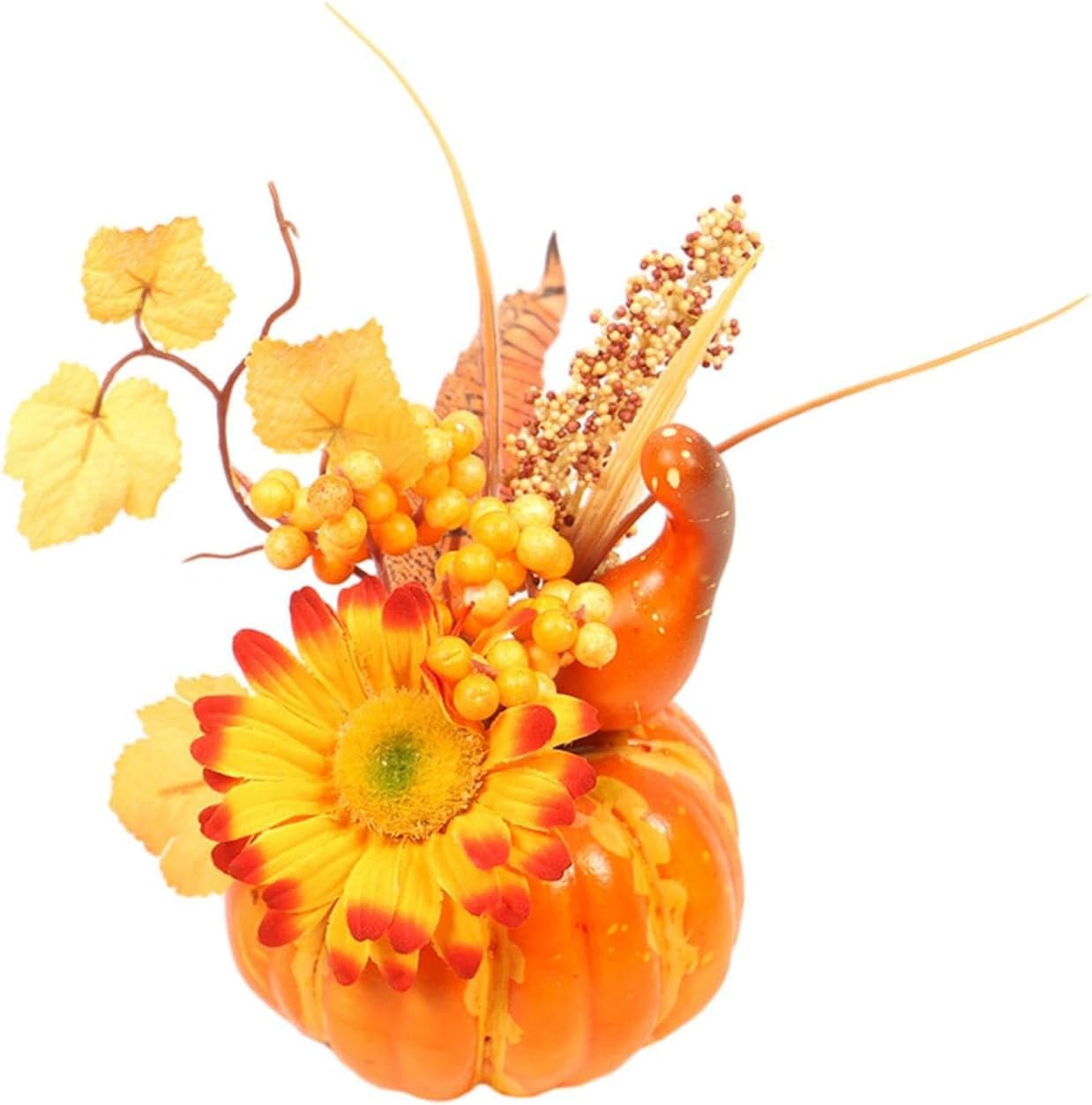 KODORIA Simulation Foam Pumpkins Artificial Pumpkins Ornament Pumpkin Photography Table Props for Thanksgiving Autumn Home Party Decor - A