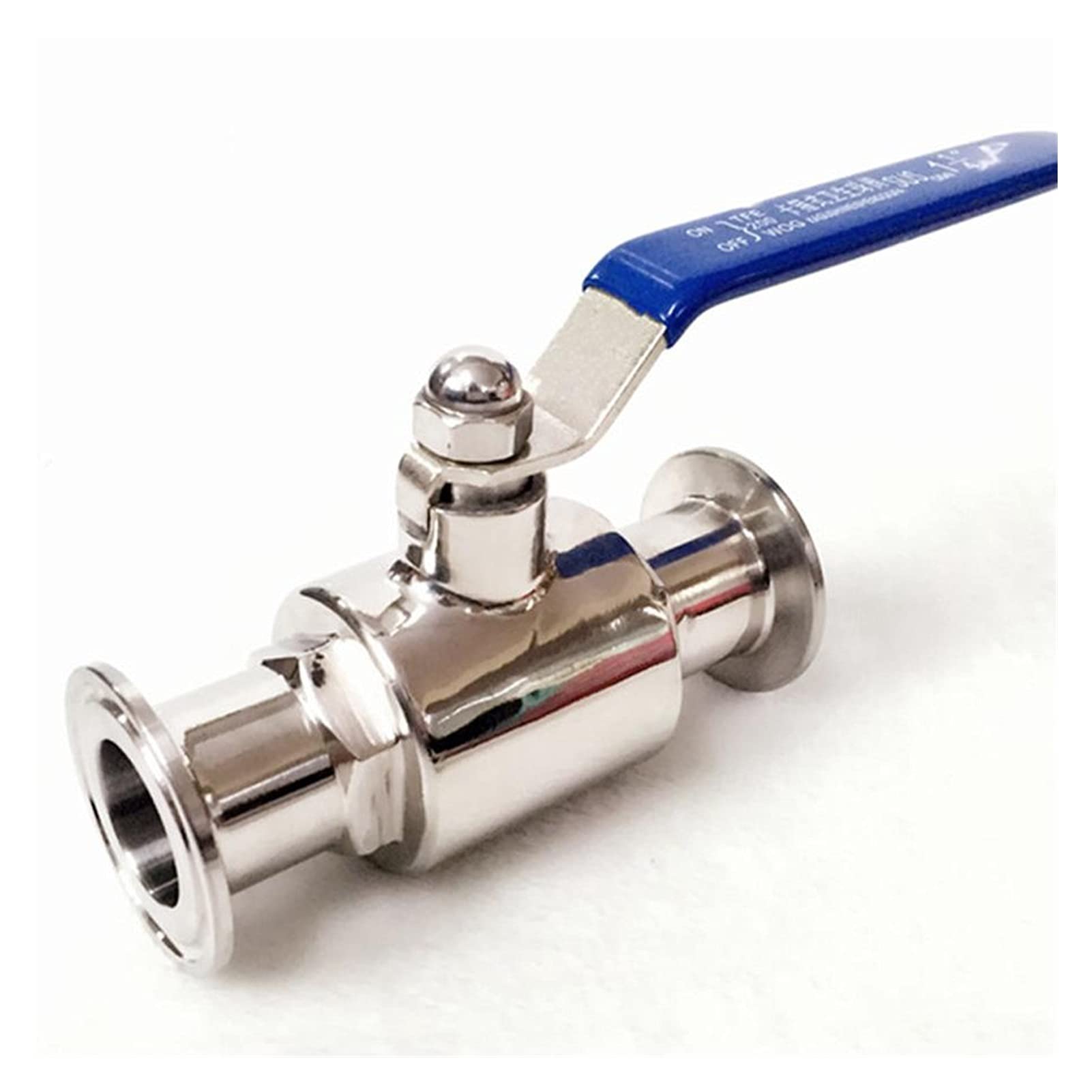 VSPPJYFG Ball Valve Hot And Cold Water Stop 63mm Pipe Outer Diameter X 2.5" Three-clamp Sanitary Ball Globe Valve SUS 304 Stainless Steel
