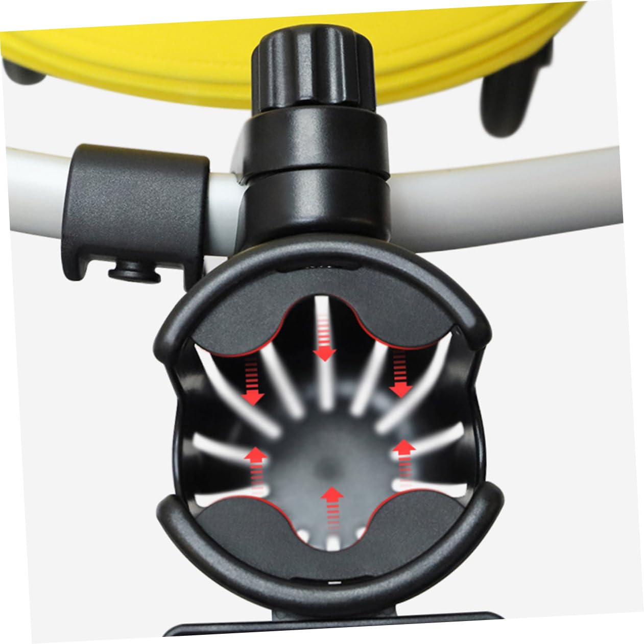 Toddmomy 2 Pièces Porte-bidon vélo déambulateur Porte-gobelet Support téléphone Scooter électrique Support de Bouteille réglable Support de bidon Facile à Installer Porte-Bouteille de vélo