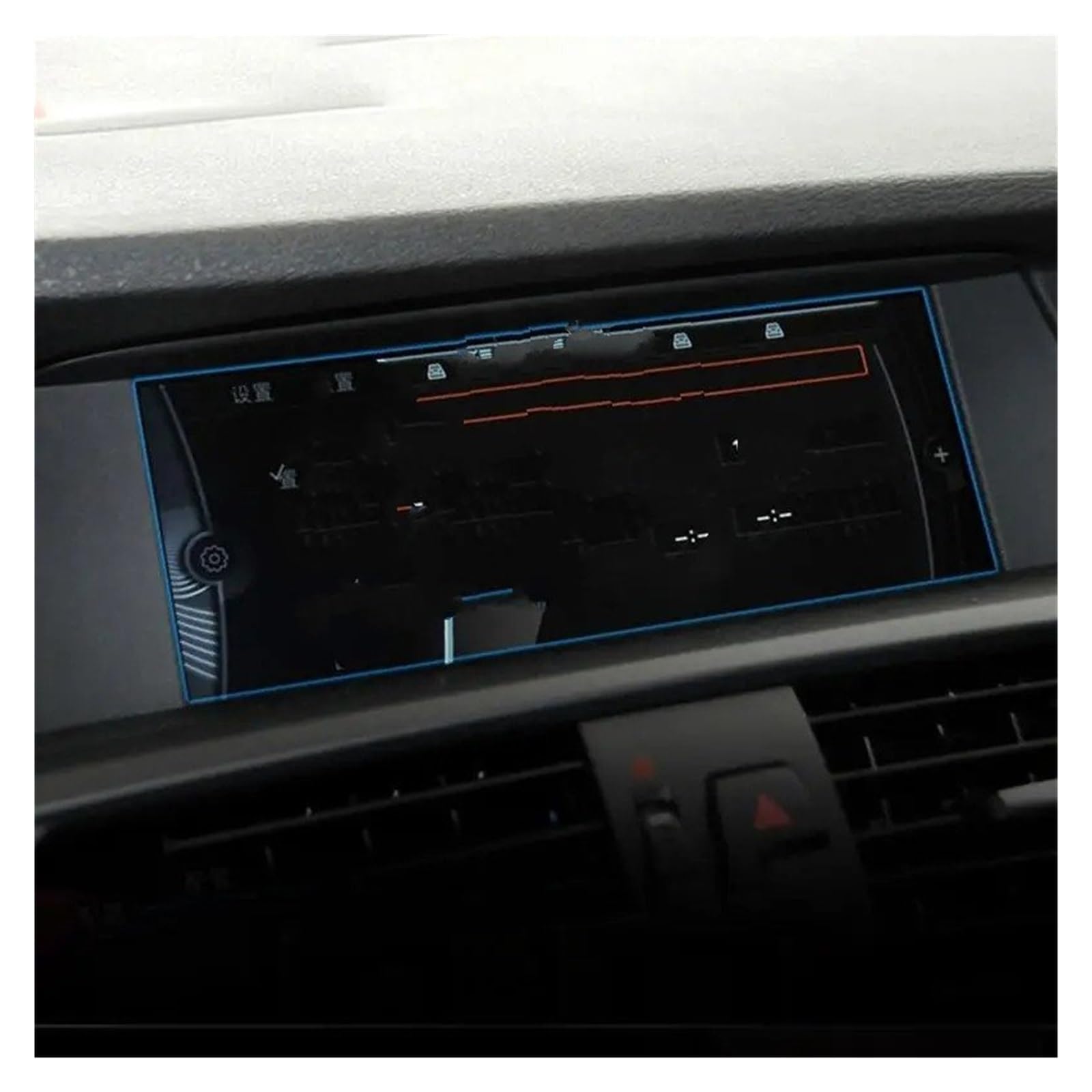 Tempered Schutzfolie Für 5er F07 F10 F11 F18 Auto-GPS-Navigations-Displayschutzfolie LCD-Touchdisplay-Zubehör 2010-2016(8.8inch 209x79mm)