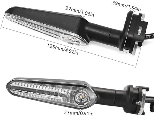Miniatura 8 de Luz de señal de giro LED para MT09 MT10 MT07 MT 03 MT25 FZ25 FZ03 FZ6N FZ6S FZ6R FZ8 FZ9 FZ1 FZ10 TENERE 700 XJ6 XSR 125 155 700 900 900 0 YZF R1 R3