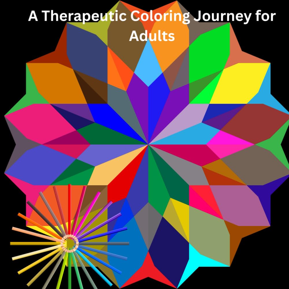 A Therapeutic Coloring Journey for Adults