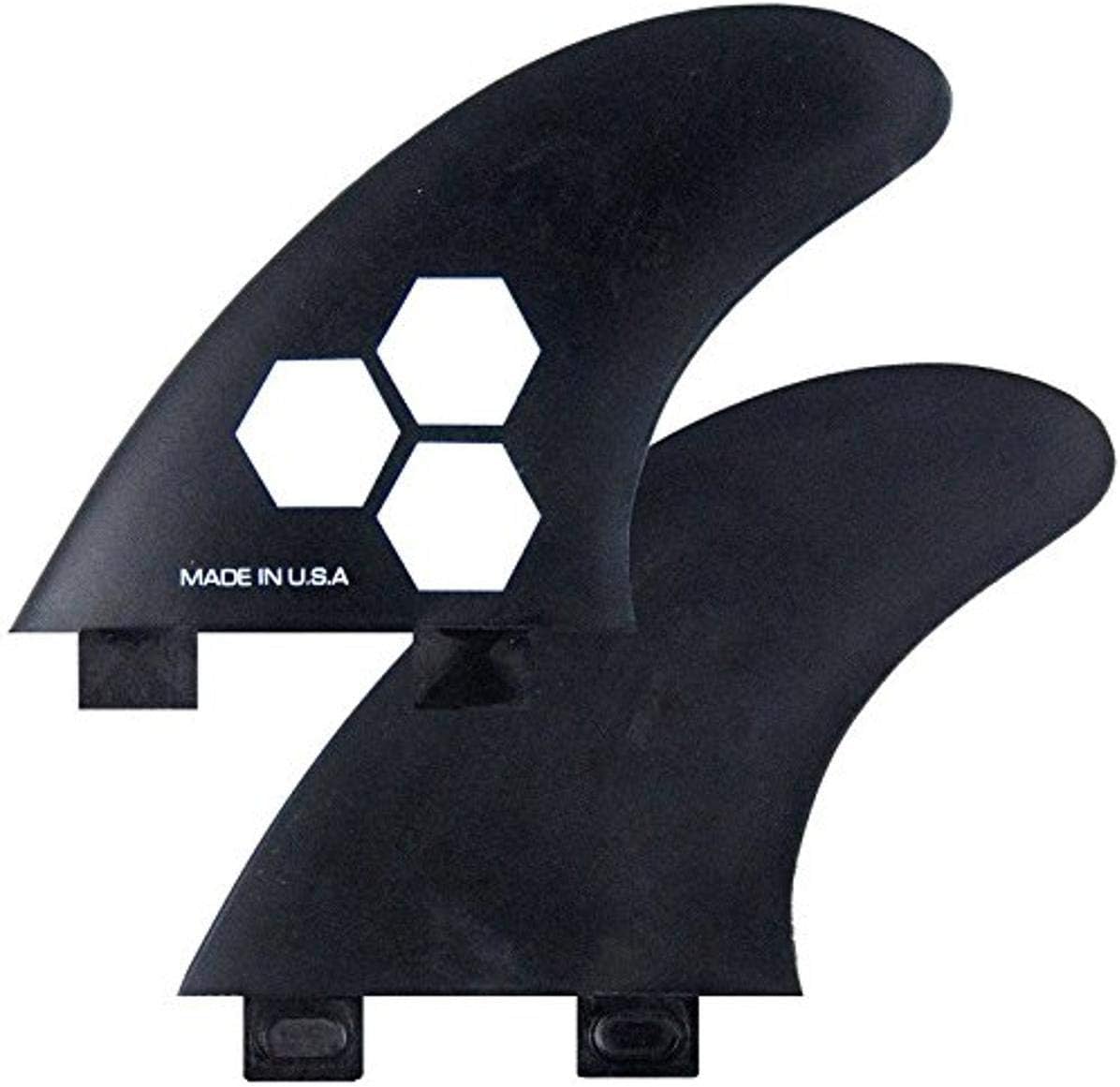 Channel Islands Surfboards Polymer Quad Trailer Fin Set With 2 Fins Fcs Base