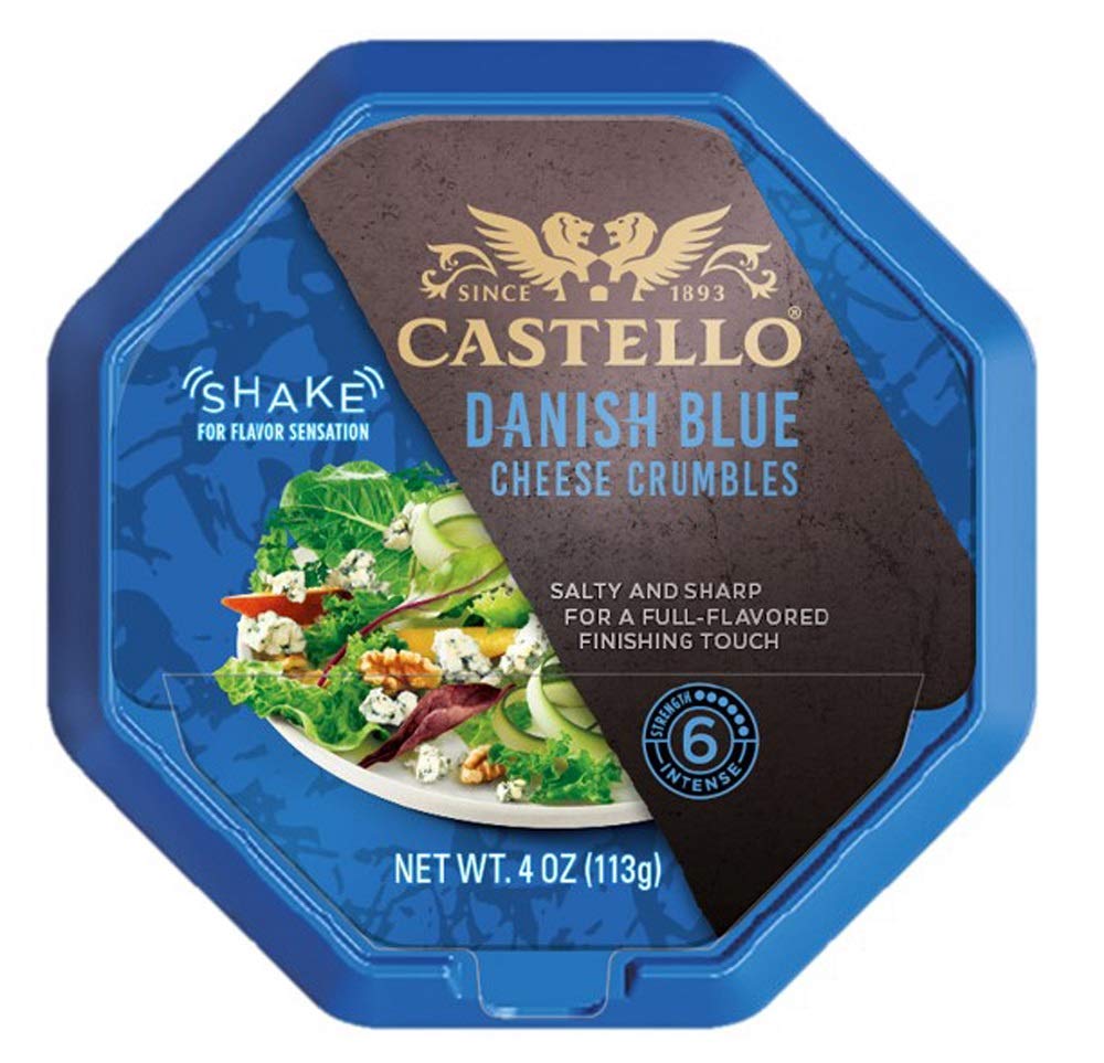 Castello Danish Blue Cheese Crumbles, 4 oz