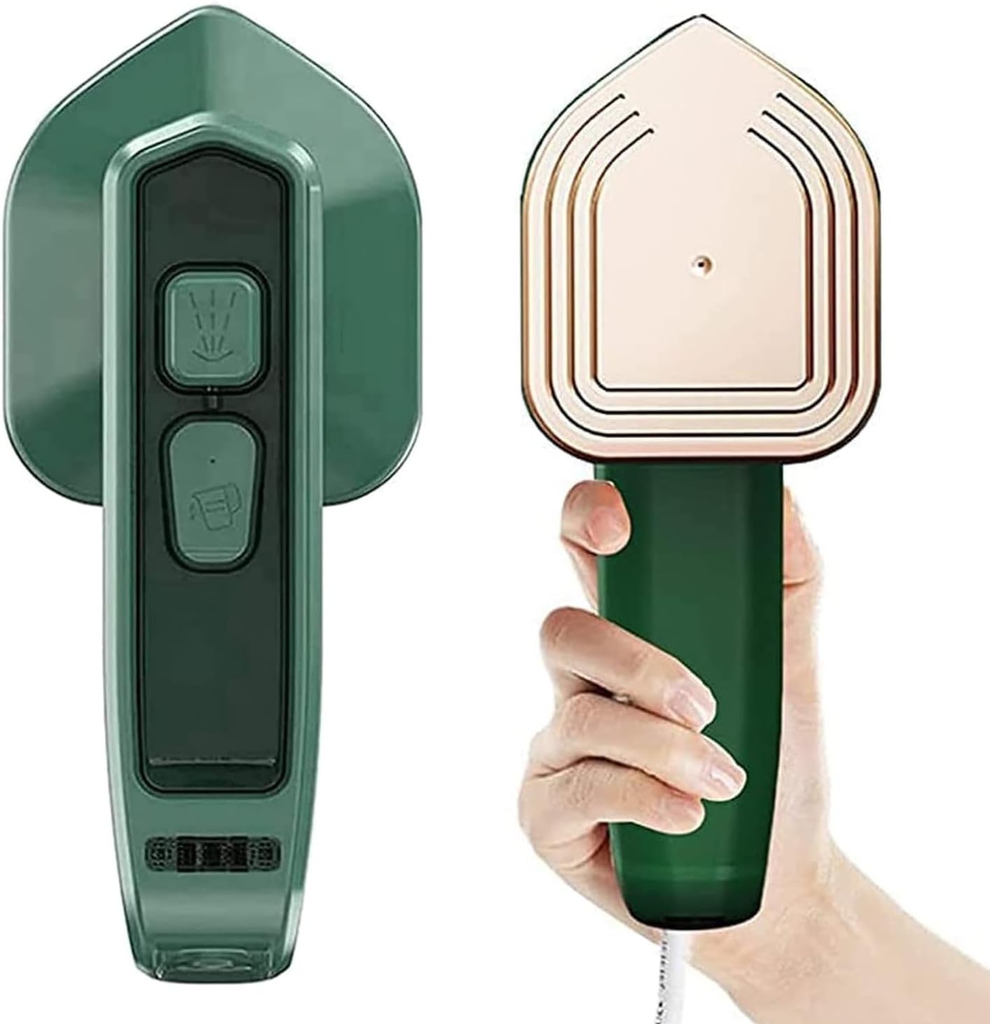 Mini Steamer & Iron: 2-in-1 Portable Travel Friendly