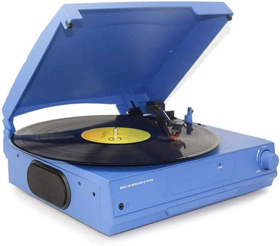 Record Players Retro,Music Box Modern Vinyl Record Player High Fidelity Vinyl Turntable Record Player with Cartridge, Bel