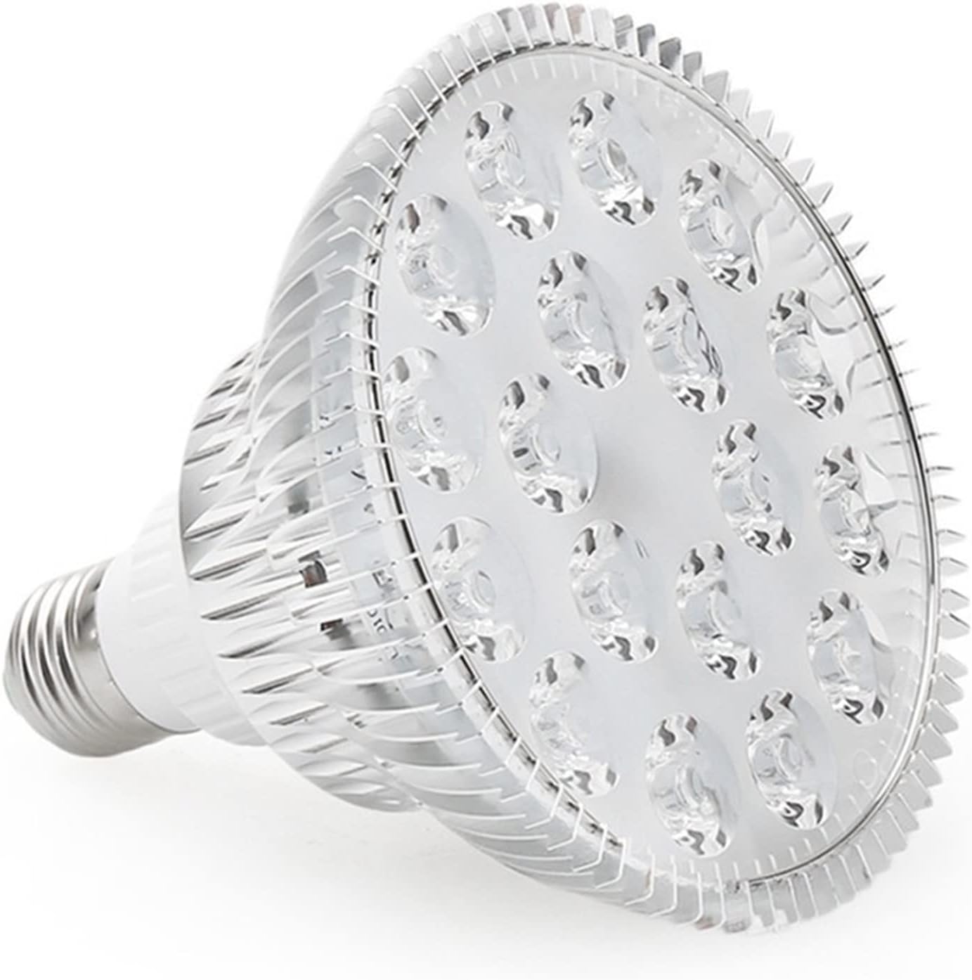 E27 LED Plant Grow Light 54W Par38 Full Spectrum Phyto Grow Box for Flower Seed Growth Hydroponics Veg Growing(18 Warm White)