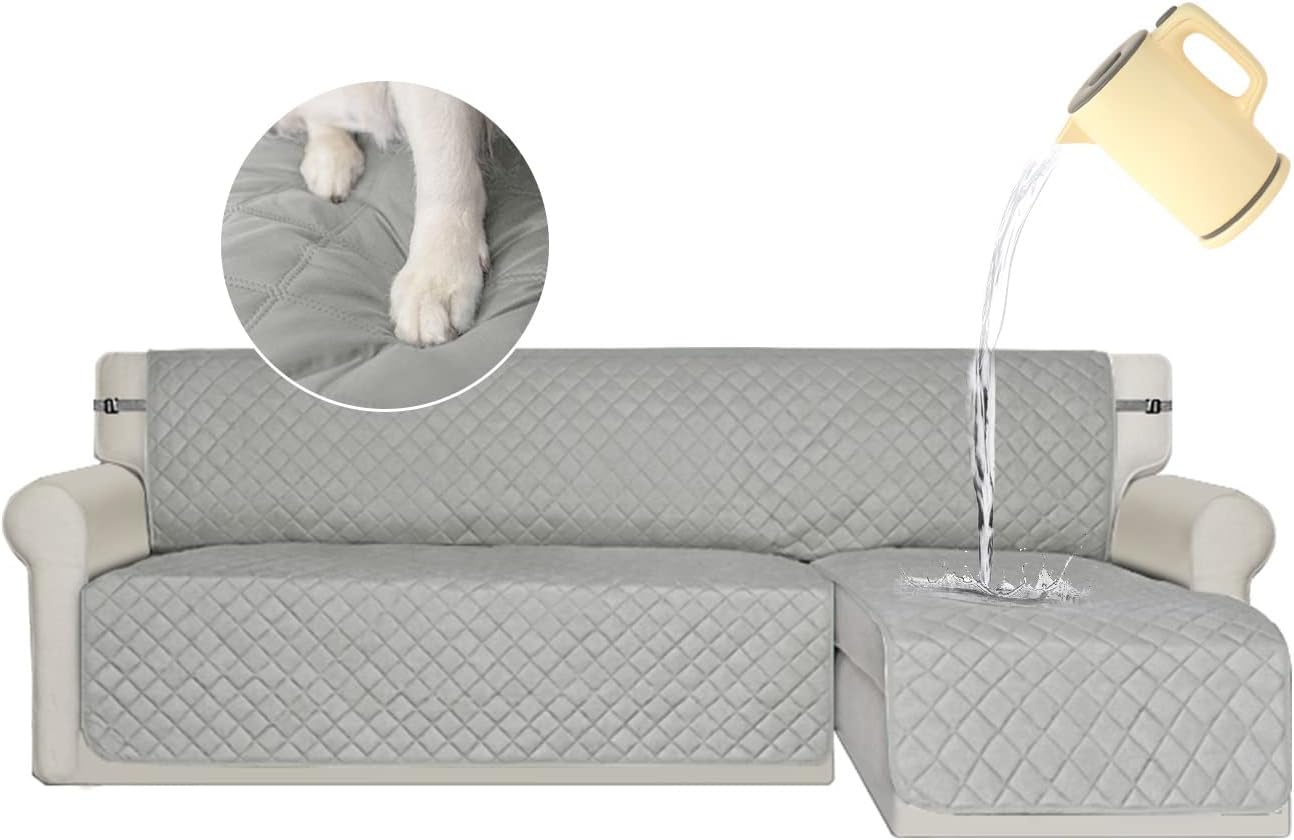 Arfntevss Sectional Couch Covers 3Pieces Water Resistant L