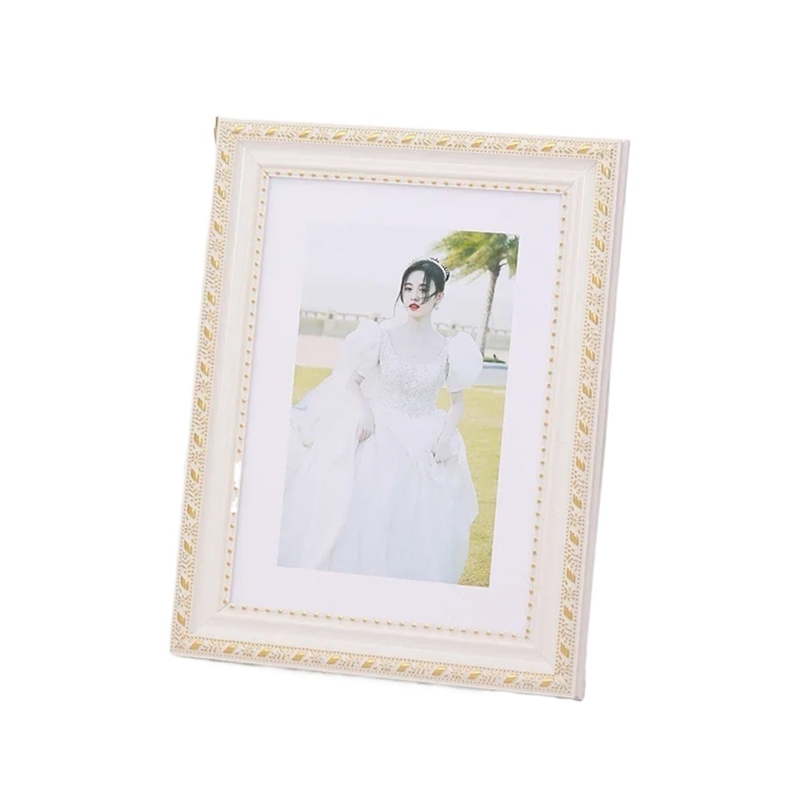 Gold Frame Classic Gold Photo Frames For 6-inch 10-inch And A4 Wedding Pictures Wall Hanging Decor Or Tabletop Display(Color 01,13x18cm 7Inch)