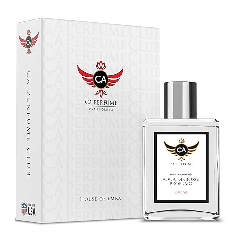 CA Perfume Impression of Aqua Di Giorgi Profumo Para Hombres Versión Réplica Fragancia Dupes Concentrado De Larga Duración Eau de Parfum Spray