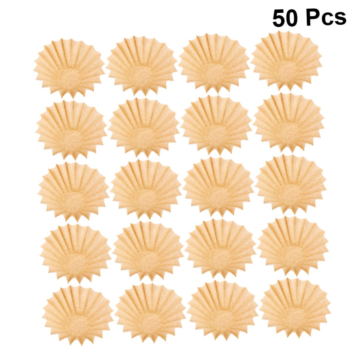TOPBATHY 100 Piezas filtros de de mano para cafe papel de filtro de cafe de de cono de americano cono gotero de tera de