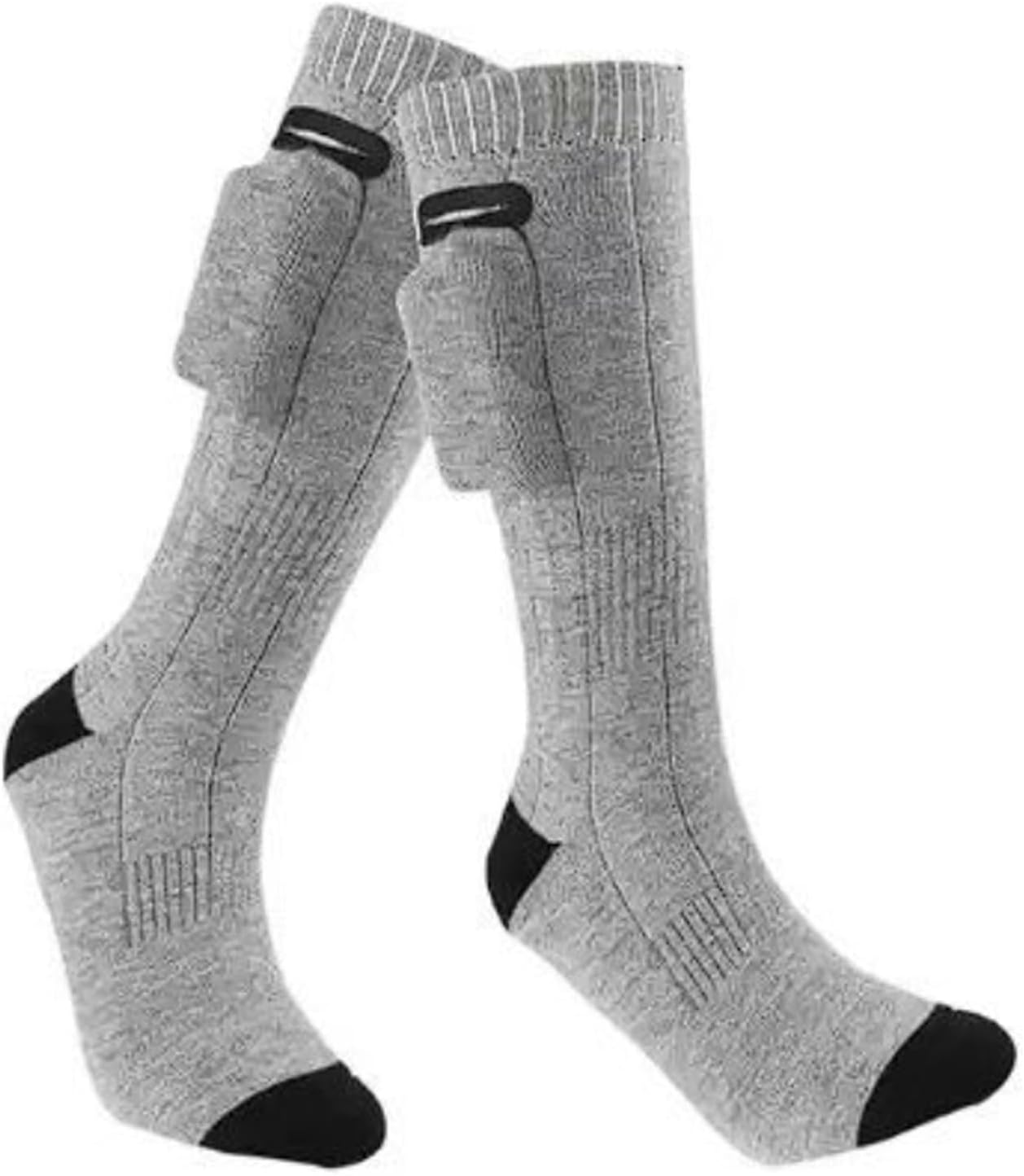 Heated Socks for Men, Electric Socks for Women, Feet Warmer for Cyclists Camping Work Cycling Walking