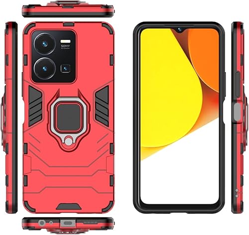 Vista 205 de Funda para Samsung Galaxy A04 4G, Cubierta De Cáscara De Soporte Para SM-A045F/DS SM-A045M/DS SM-A045F SM-A045M - Azul