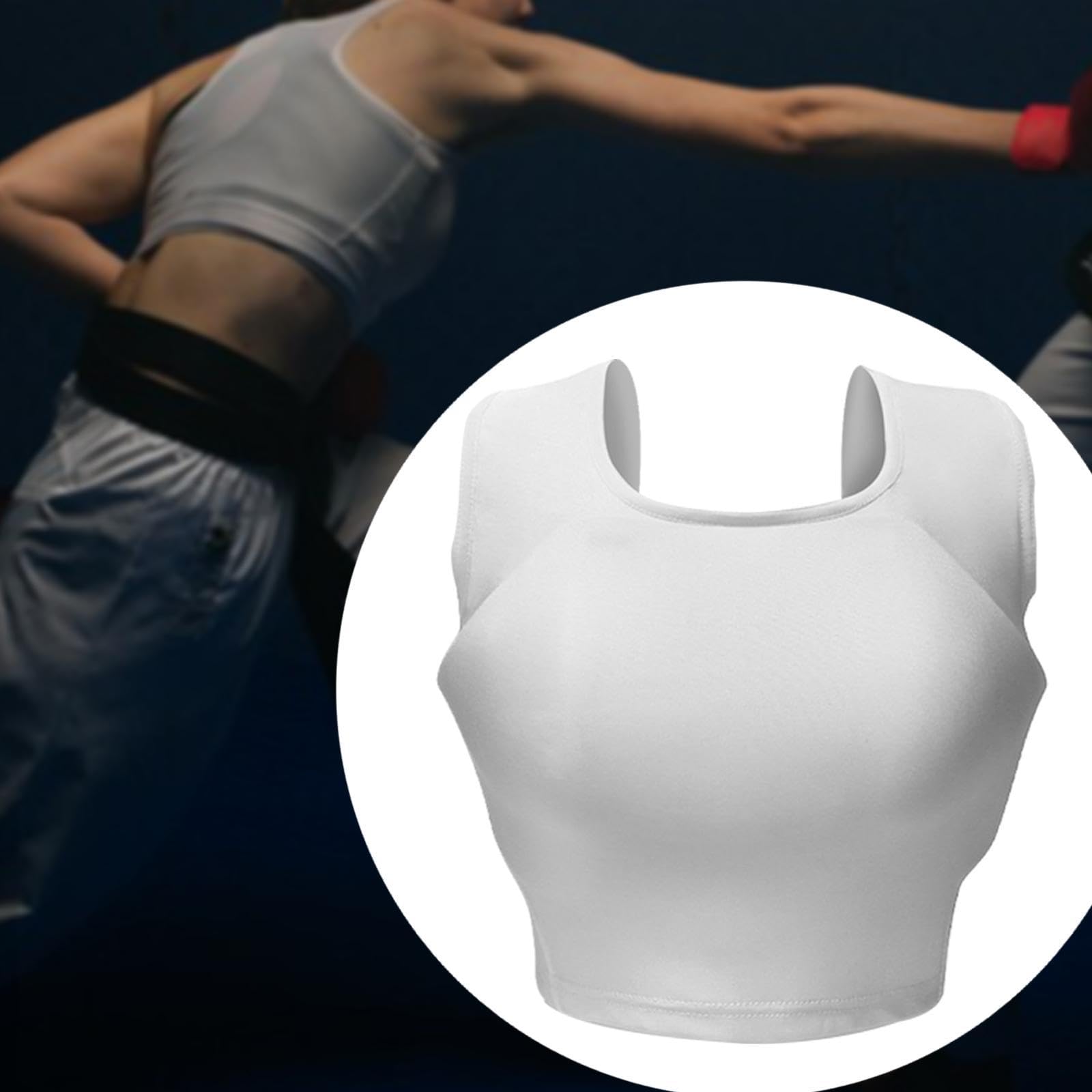 Baoblaze Protector de Pecho para Mujeres en Karate, Soporte para Costillas, Boxeo