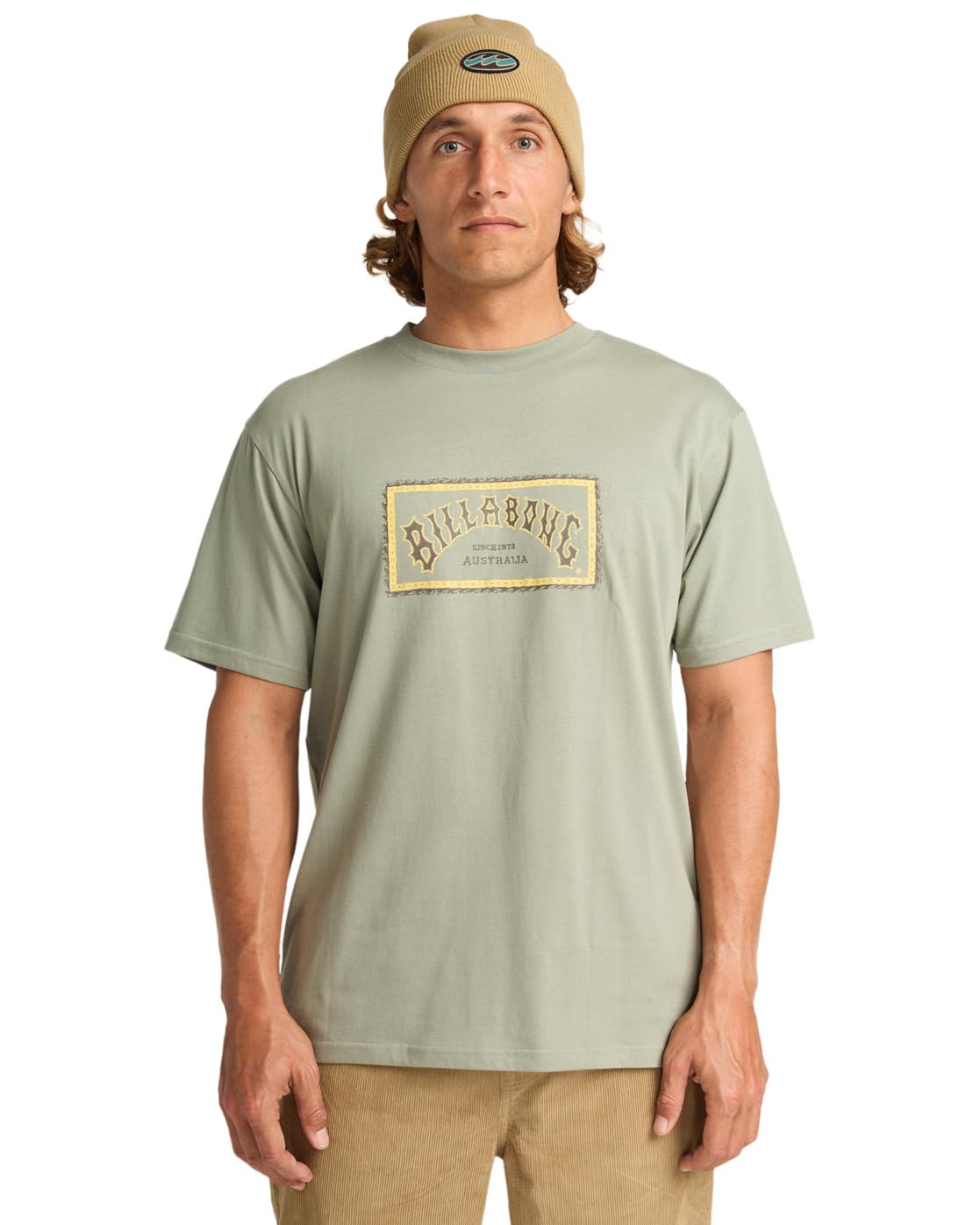 Billabong Short-Sleeved T-Shirt Arch Frame SS Men's Green S