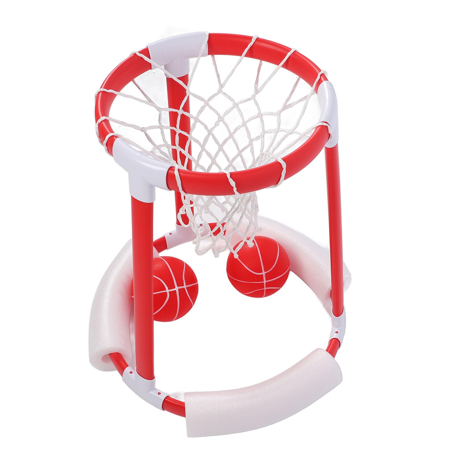 EMUKOEP Giochi d'Acqua Estivi All'aperto Piscina Giocattolo Canestro da Basket Giocattoli con Pompa per Palline, Lunga Durata, Plastica, Feste di Compleanno