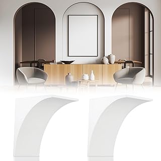 Nuanchu 2 Pcs Rounded Doorway Arch Kit 3D DIY Interior Doorway Precurved...