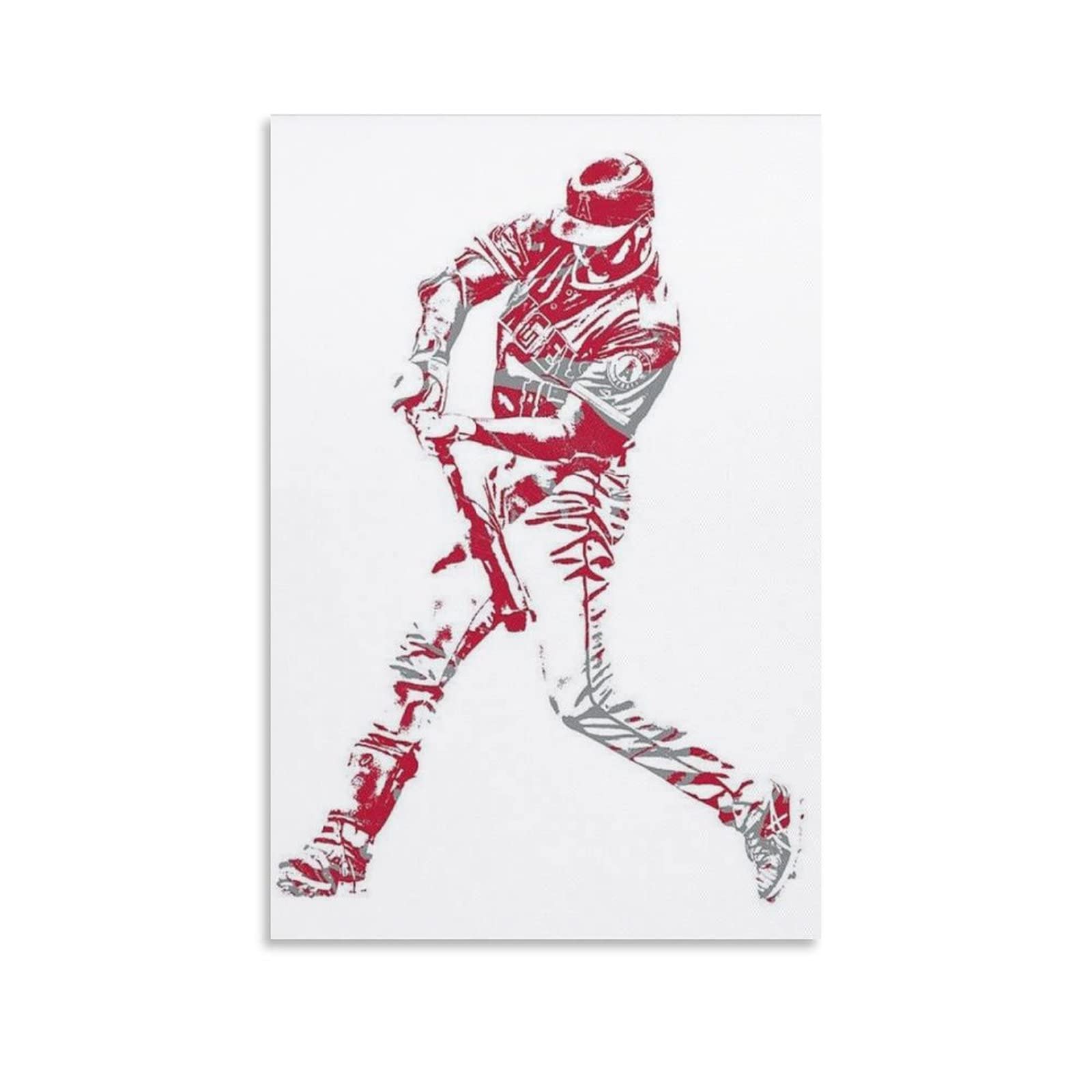 Amazon.co.jp: 大谷 ポスター 大谷翔平 キャンバス ポスター 印刷 壁