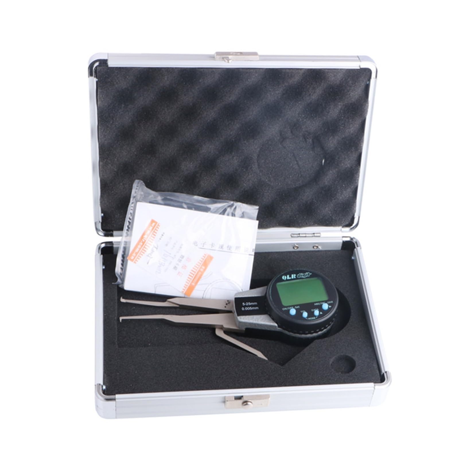 Mikrometr, 5-15/10-20/5-25/40-60mm 0.005mm cyfrowy suwmiarka wewnętrzna elektroniczny miernik z obrotową tarczą pomiarową otwór rowek Abs mikrometr(20-30mm)