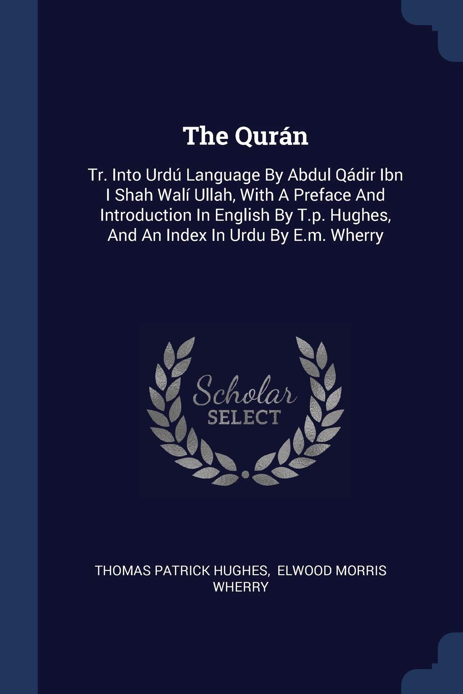 Buy The Qurán Tr. Into Urdú Language By Abdul Qádir Ibn I Shah Walí