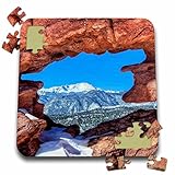 3dRose Garden of The Gods in Colorado Springs, Colorado - Puzzle, 10 by 10-inch (pzl_268612_2)