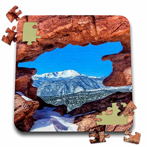 3dRose Garden of The Gods in Colorado Springs, Colorado - Puzzle, 10 by 10-inch (pzl_268612_2)
