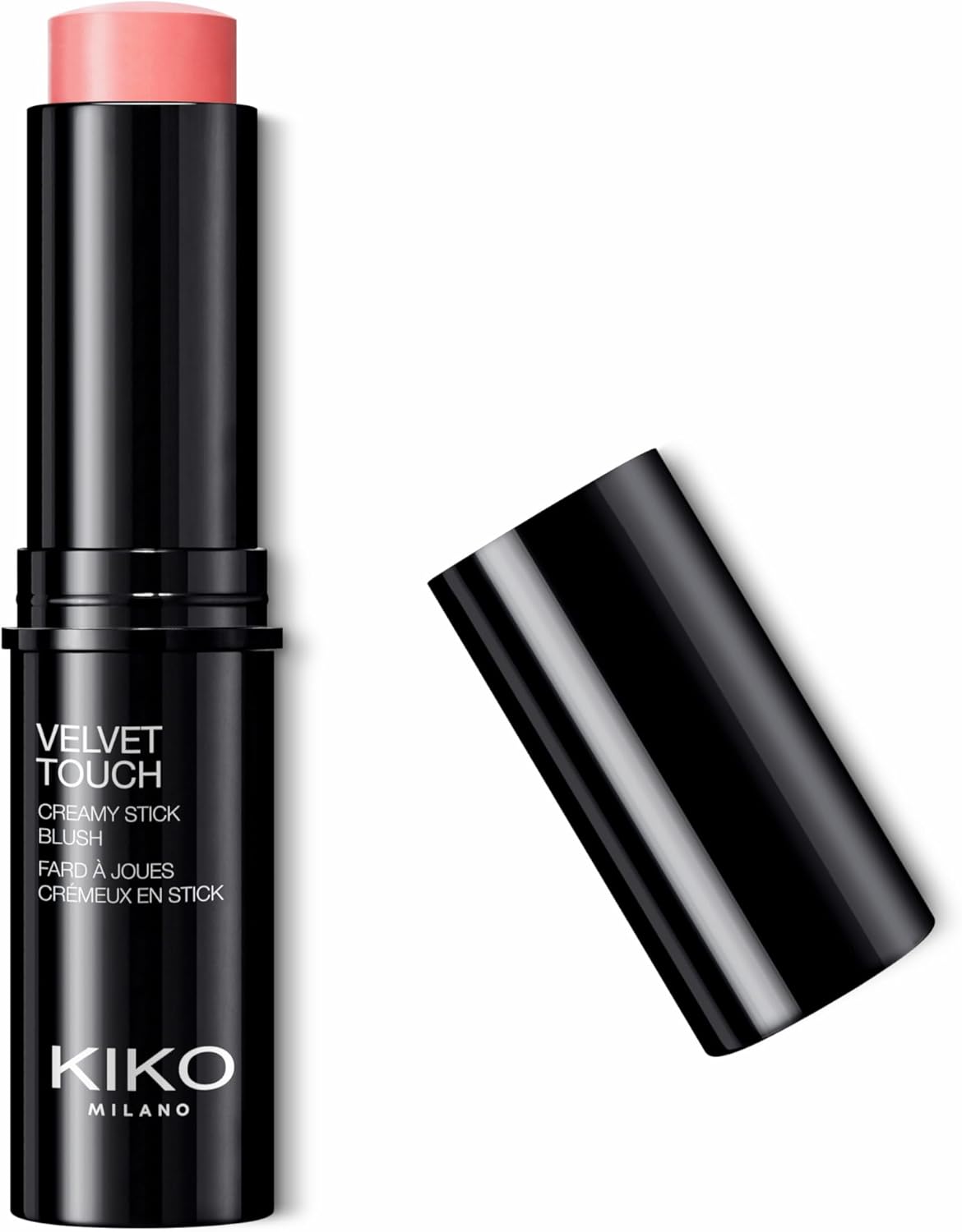KIKO Milano Velvet Touch Creamy Stick Blush 02 | Blush-stick: Crèmige Textuur En Glanzende Finish