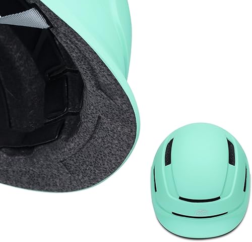 Miniatura 2 de Casco de bicicleta urbana para adultos, sistema de ajuste ajustable y luz trasera integrada para hombres y mujeres