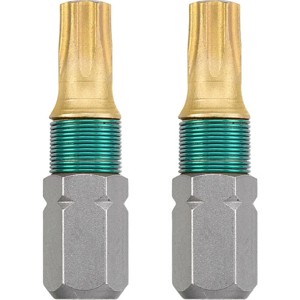 KWB 2 Bits 25 mm Torx T20 Titanium 124220 (Tin, TQ 60 Steel ISO