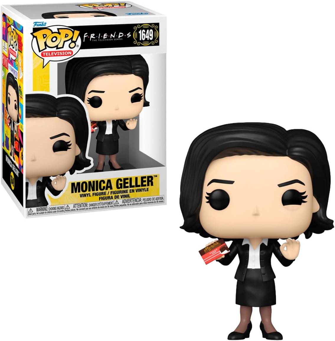 Candide, Boneco, Funko POP! Monica com Mockolate, Friends - 10 cm