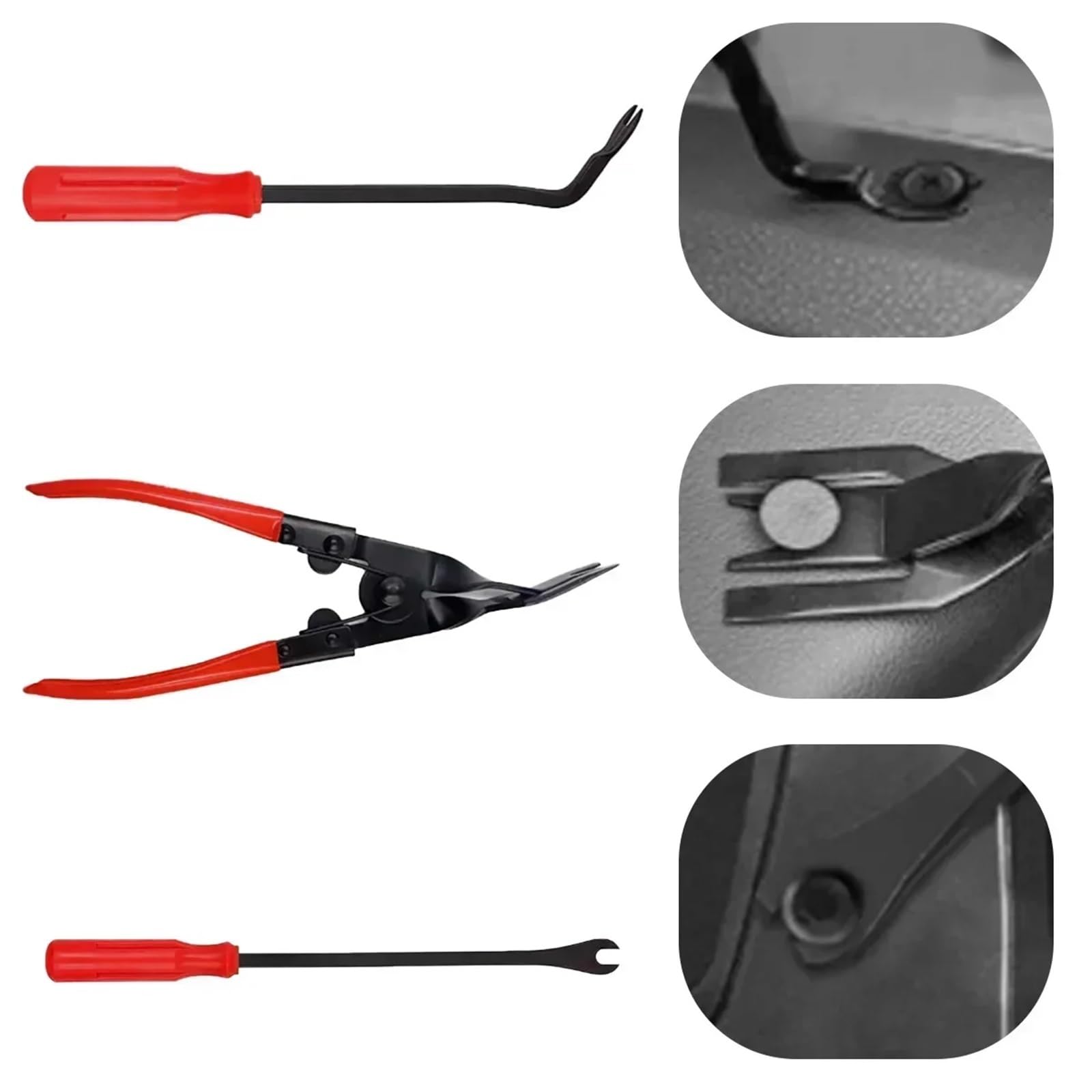 Herramientas for el Coche, Kit de desmontaje del Interior, Herramienta for Quitar molduras Paneles, desmontadores plástico for, Caja Herramientas Completa Manual para Hogar o Garaje(25PCS (Box))
