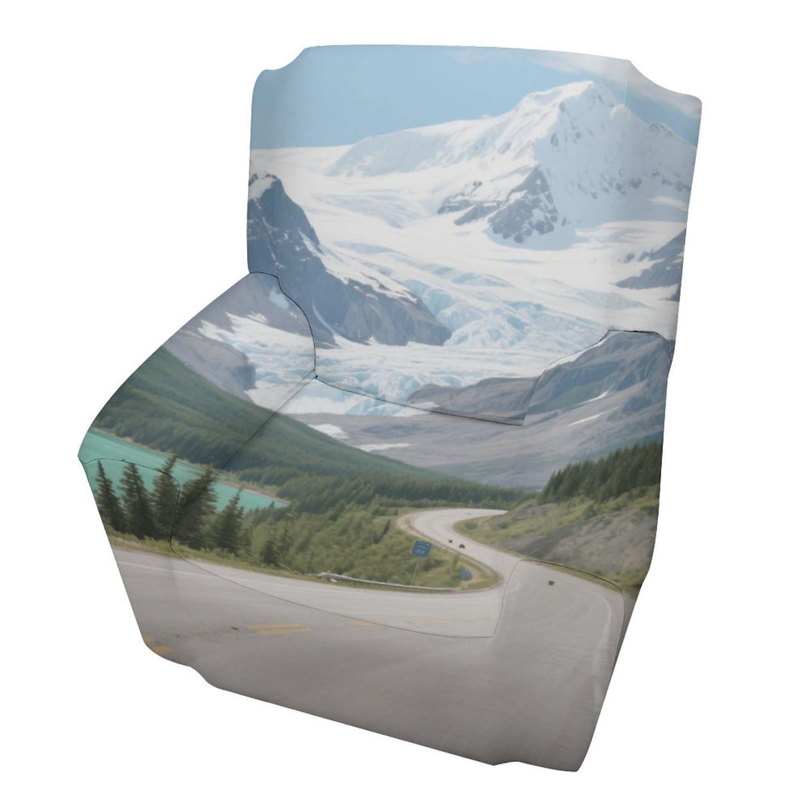 Fekiloot Style Icefield Highway Couch Cover Sofa Cover Sofa Slipcover