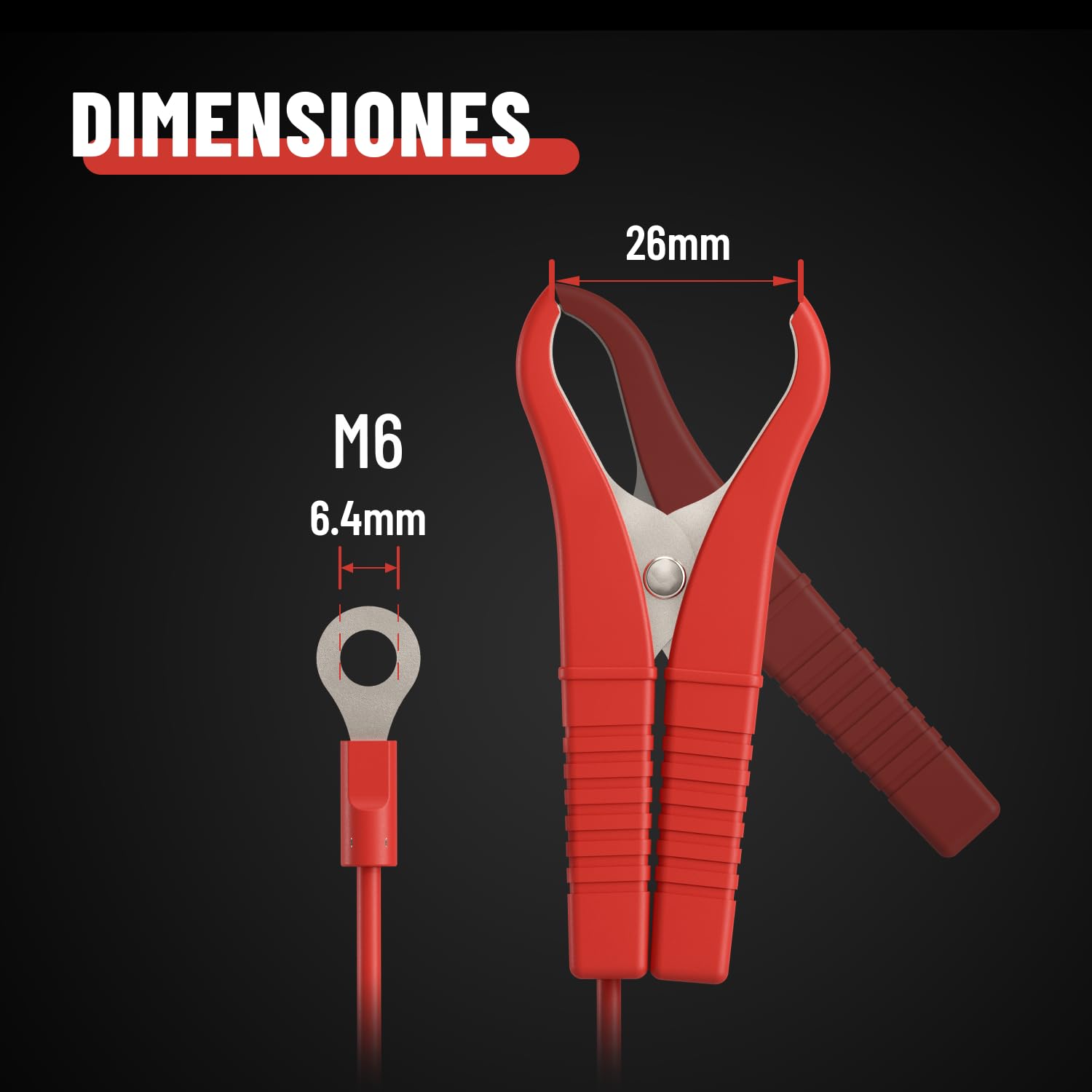 ABSINA Cargador Baterias Coche 3,8 A para Baterías de Plomo 6V & 12V hasta | 120Ah & 12,8V Litio - Cargador Bateria Moto AGM 12V para Automóviles, Motocicletas y Caravanas - Coche