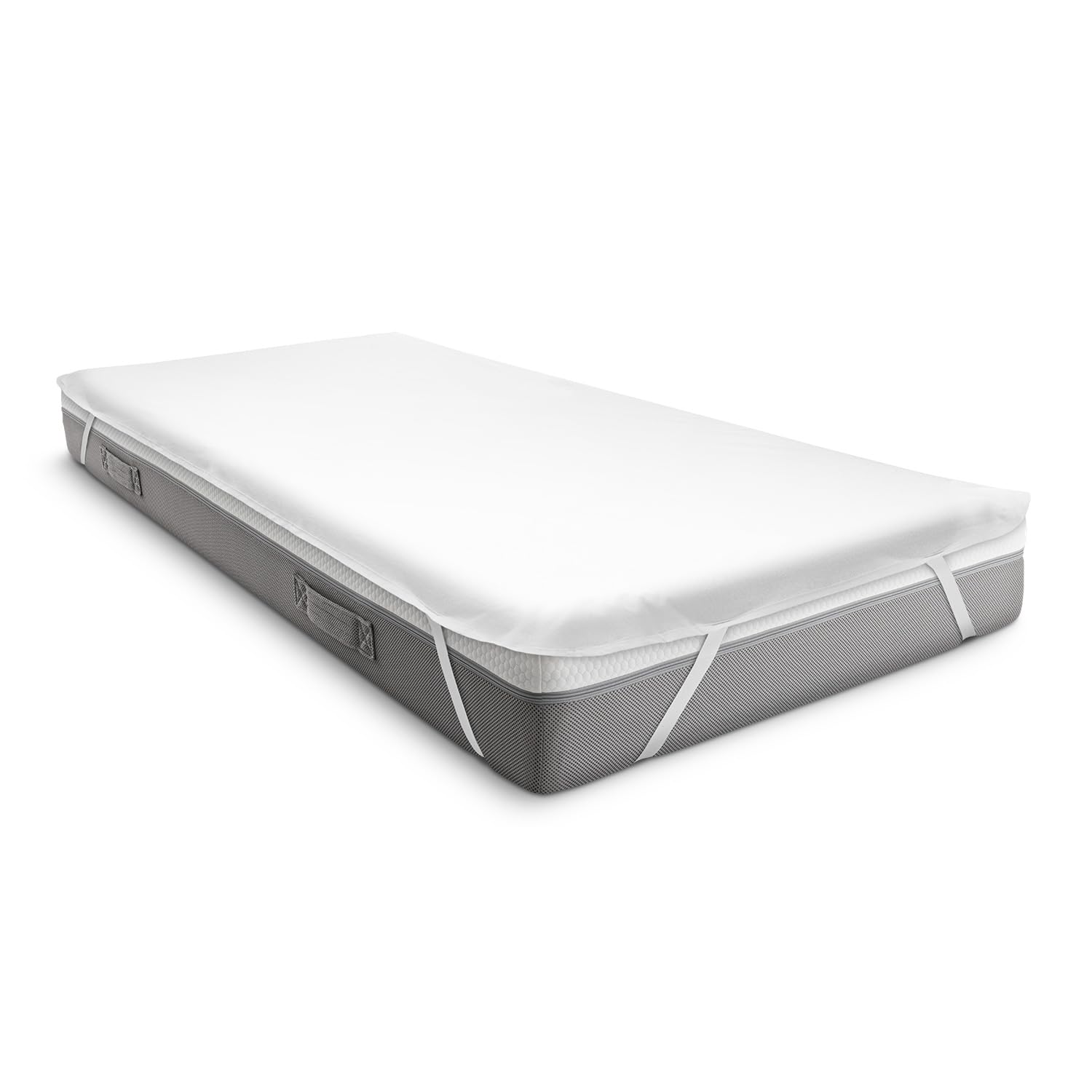 Vital - Protector de colchón impermeable (160 x 200 cm, cierre fijo, lavable, protección contra la humedad, antideslizante para niños y camas preescolares