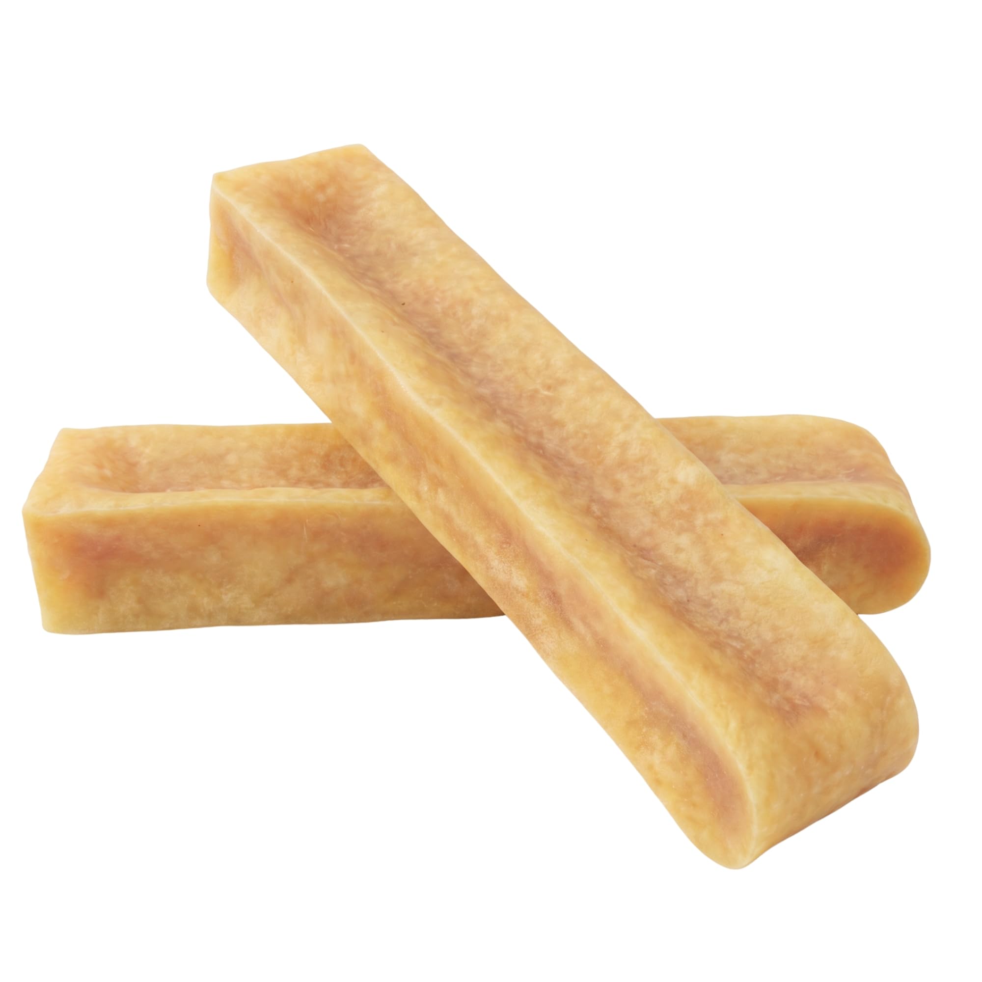 Mr Barnaby's Himalayan Yak Chew - Peanut Butter Flavour, Large (Pack of 2) - Natural & Rich in Calcium Dog Treat Made With Himalayan Cow Milk, Long Lasting & Healthy Dental Chew for All Dog Breeds