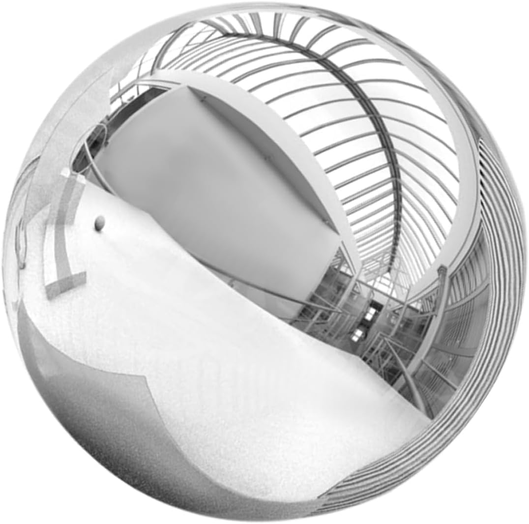 Garden Ball Decor Shiny Gazing Ball Polishing Reflective Ball Shiny Reflective Ball Gazing Balls Garden Reflection Ball Polished Ball Stainless Steel Delicate Mirror 15c