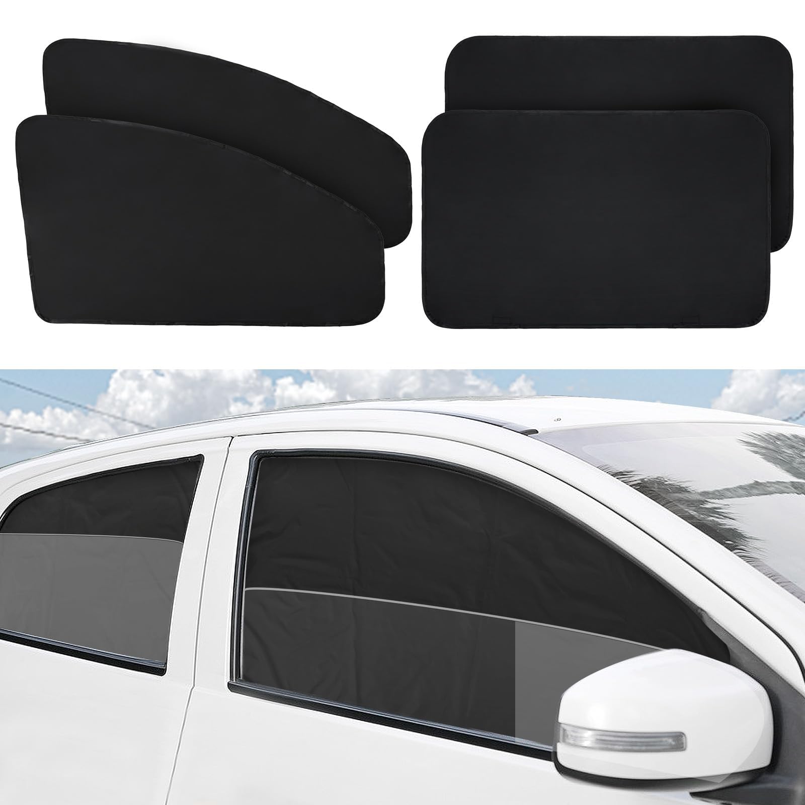 CSPYBGXOF Car Side Window Sunshades, for Toyota Corolla Hatchback XII 2022-2024 Car Blackout Blinds Window for Block UV Ray Mosquito, Privacy Protection Car Accessories,4Pcs