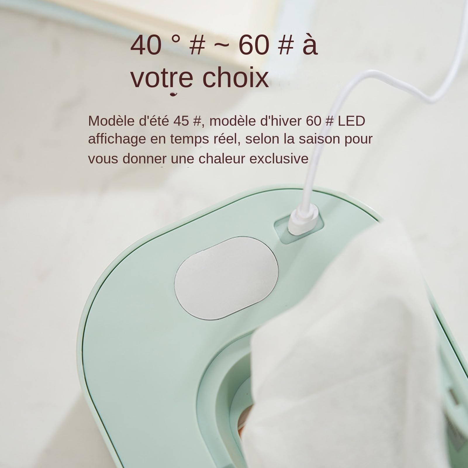 Chauffe-Lingettes Portable,Réchauffeur de Grande Capacité - Distributeur de Lingettes avec Maintien de la Température Constante | Pour La Maison, La Voiture, Soins Nocturnes Pour, Chambre