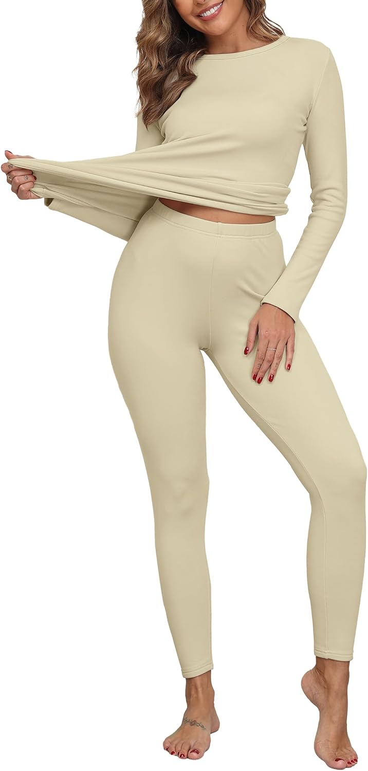 Ensemble De Sous-vêtements Thermiques Pour Femme | Ensemble De