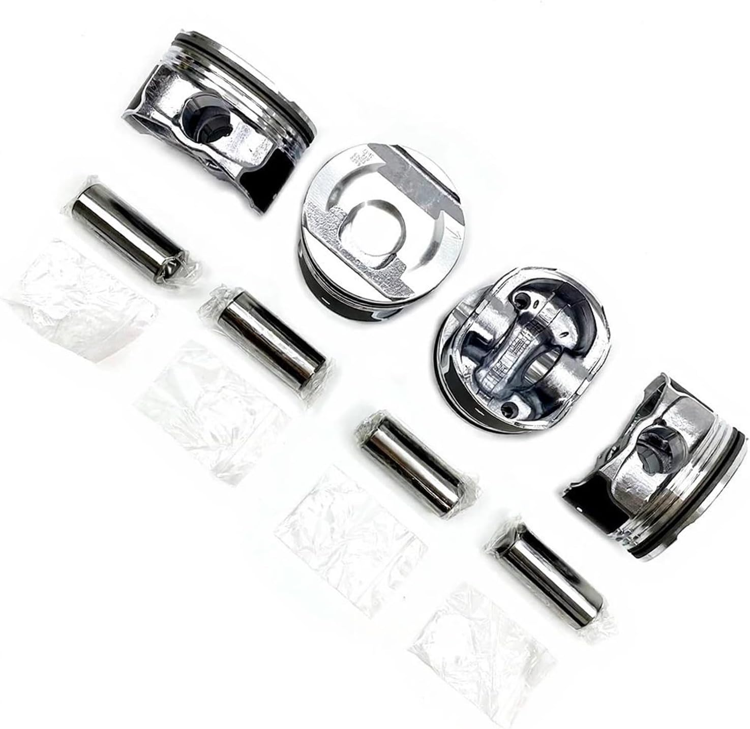 Engine Piston Ring Pin Clip Assembly Kit Compatible for Buick Envision 2.0 GL8 ES Cadillac ATS XT5 Chevrolet 2.0T Car Accessories 12652809(Piston Ring Set)