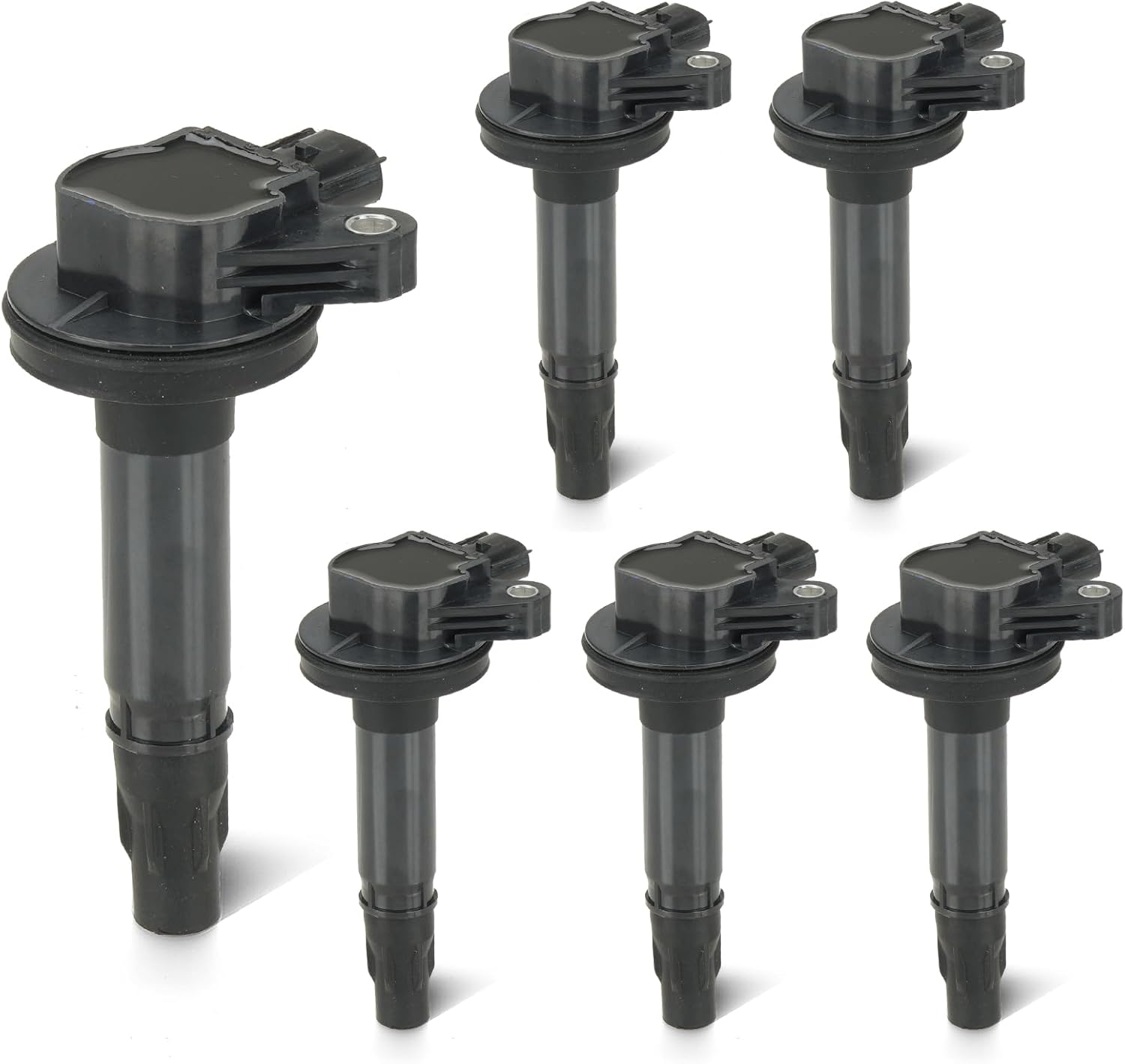 Set of 6 Ignition Coil Pack 3.5L 3.7L Compatible with Ford Edge Explorer F-150 Flex Fusion Mustang Taurus Transit-150 250 350, Lincoln MKT MKX MKZ CX-9 Mercury Sable Replace DG520 UF553