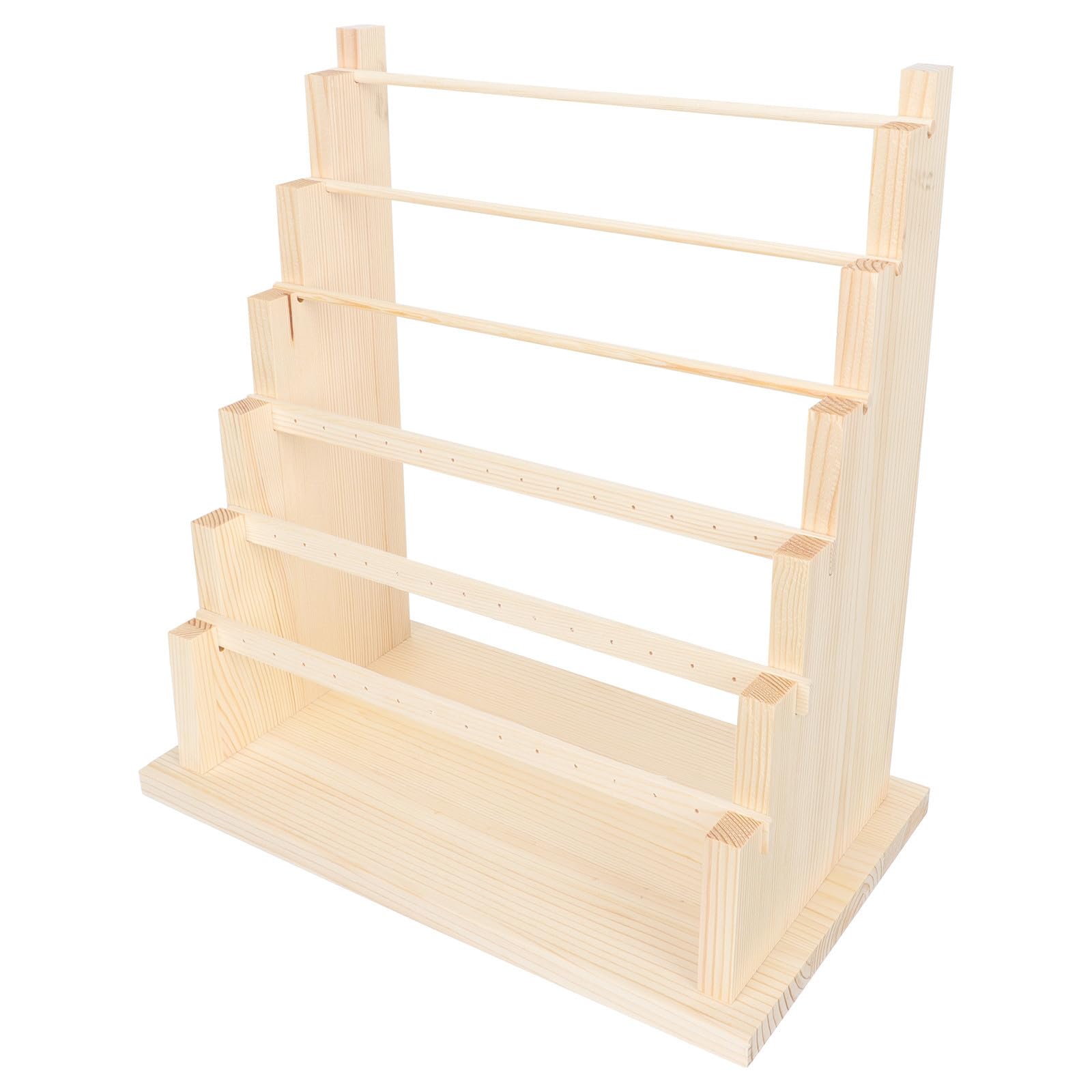Espositore Gioielli in Legno, Organizer Staccabile per Anelli e Bracciali