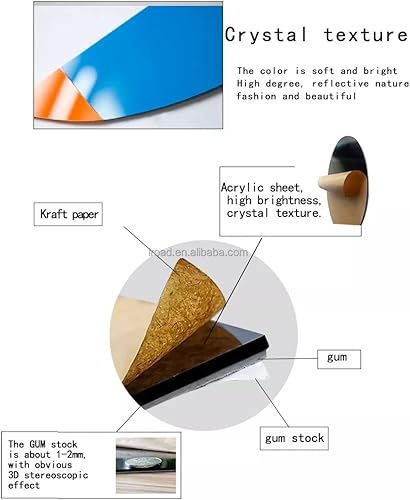 Miniatura 2 de Adhesivo decorativo de pared de Hello Kitty acrílico 3D para habitación de bebé, dormitorio, sala de juegos, etc. (Variación A) (L - 55.1 x 24.4 in)