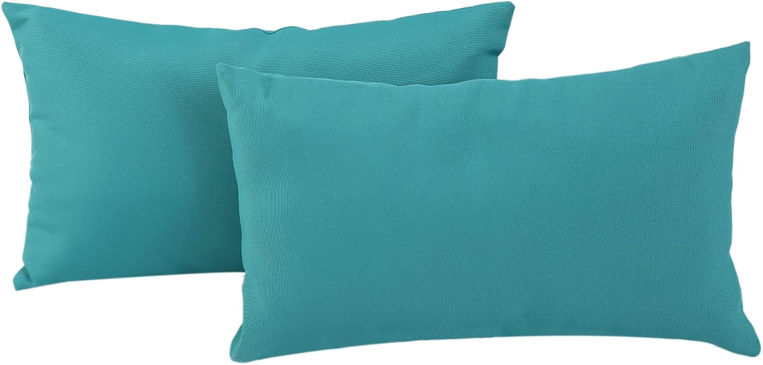 ideehome Outdoor Lumbar Pillows for Patio Furniture