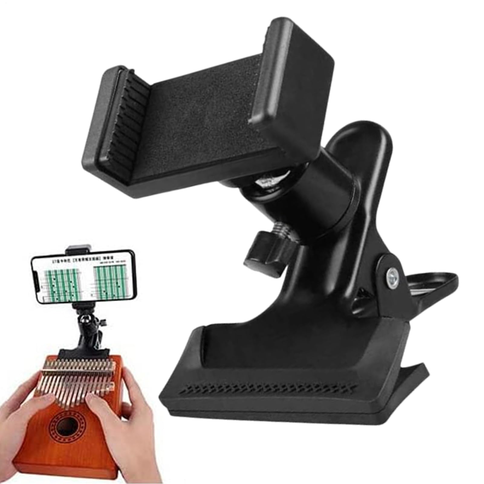 Montant Pour Smartphone Pour La Guitare - Support De Téléphone Musicien, Clip De L'appareil De Tête | Les Joueurs De L'attachement De Téléphone Mobile Sécurisé, Les Artistes Des Joueurs, Un Mécanisme