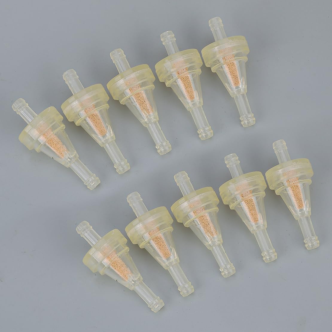 20 Pezzi Filtro per Benzina Carburante per Tubo Carburante da 1/4" 6,3 mm Moto Dirt Bike