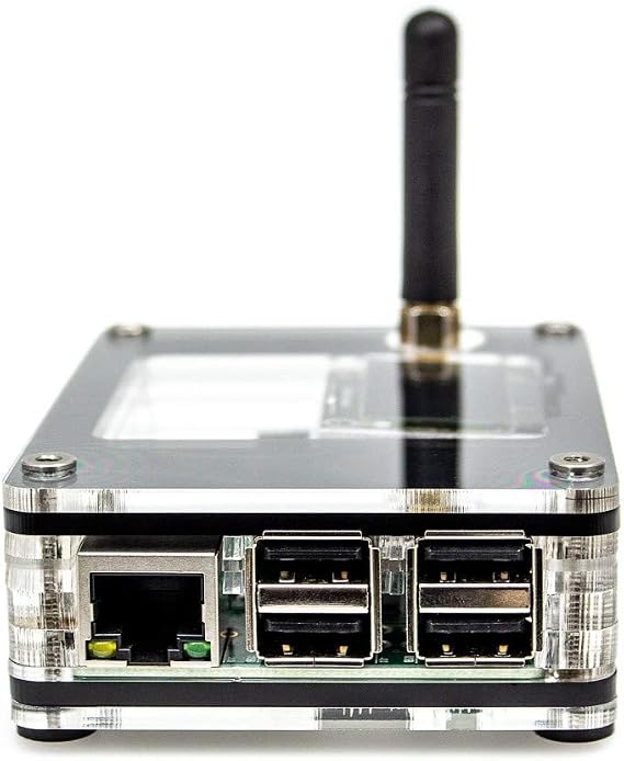 C4Labs ZRPi-1AS case for Raspberry Pi 4 &3 B+ and ZUMspot with Attached 1.3 OLED