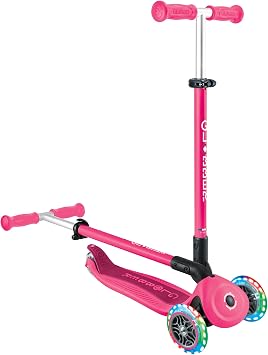 Globber Go Up Active Light Scooter - Dark Pink